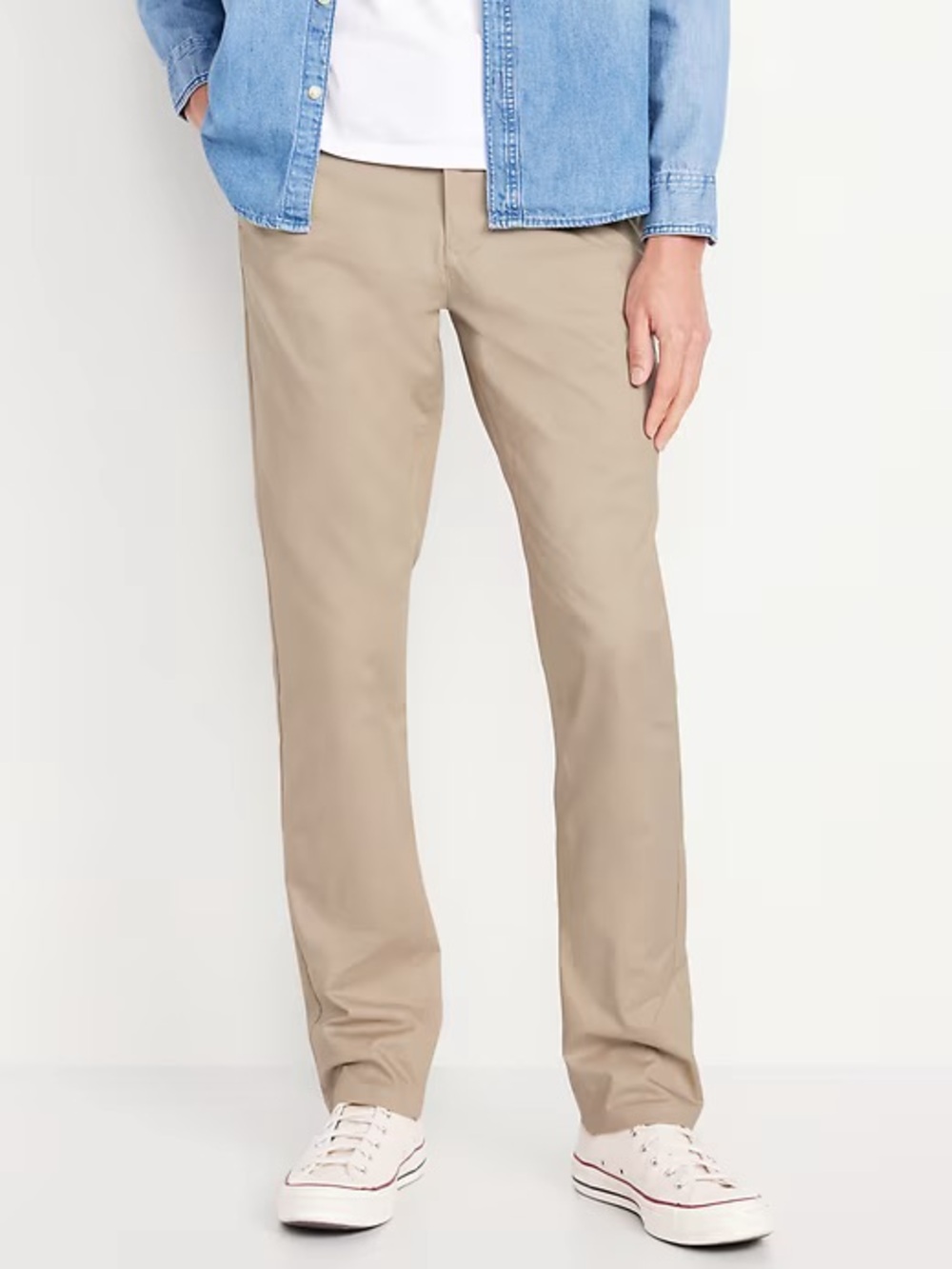 Old Navy Men's Ultimate Tech Straight Pant Tan Size 44 x 30 Stretch Minimalist